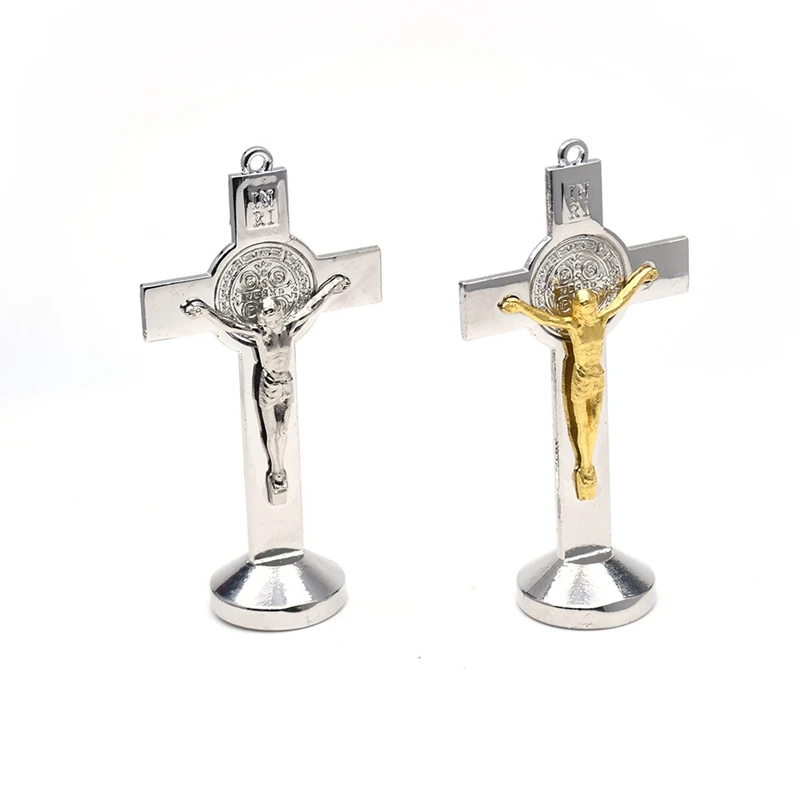 

Religion Holy Jesus Cross Detachable Statues Christianity Jewelry Catholicism Exorcism Talisman Prayer Church Gifts