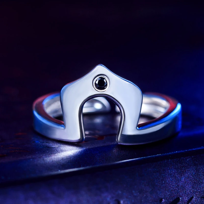 Code Geass Lelouch Vi Британия кольцо Регулируемый 925 пробы Серебряные ювелирные изделия с