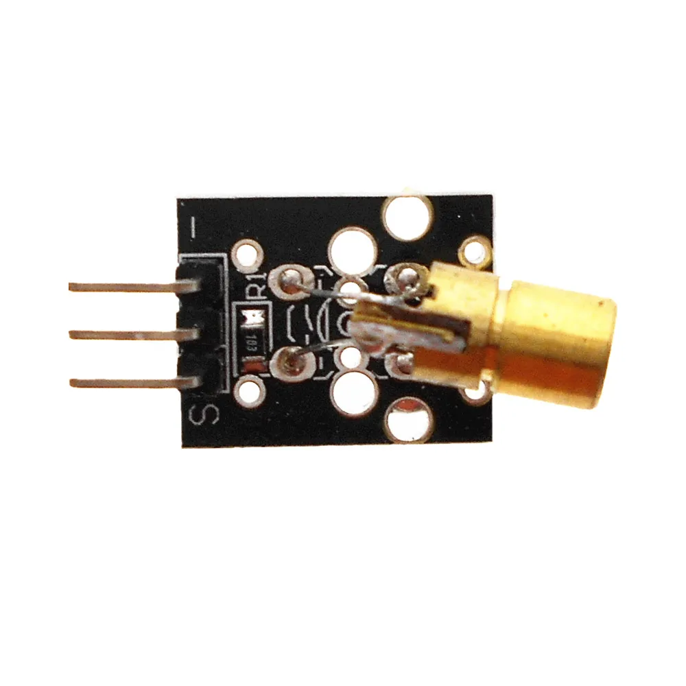 KY-008 3pin 650nm красный лазерный передатчик точечный диод Медная головка модуль DIY Kit |