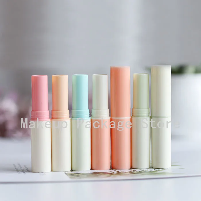 Пустая синяя желтая красная оранжевая зеленая помада с прямым наполнением тюбик
