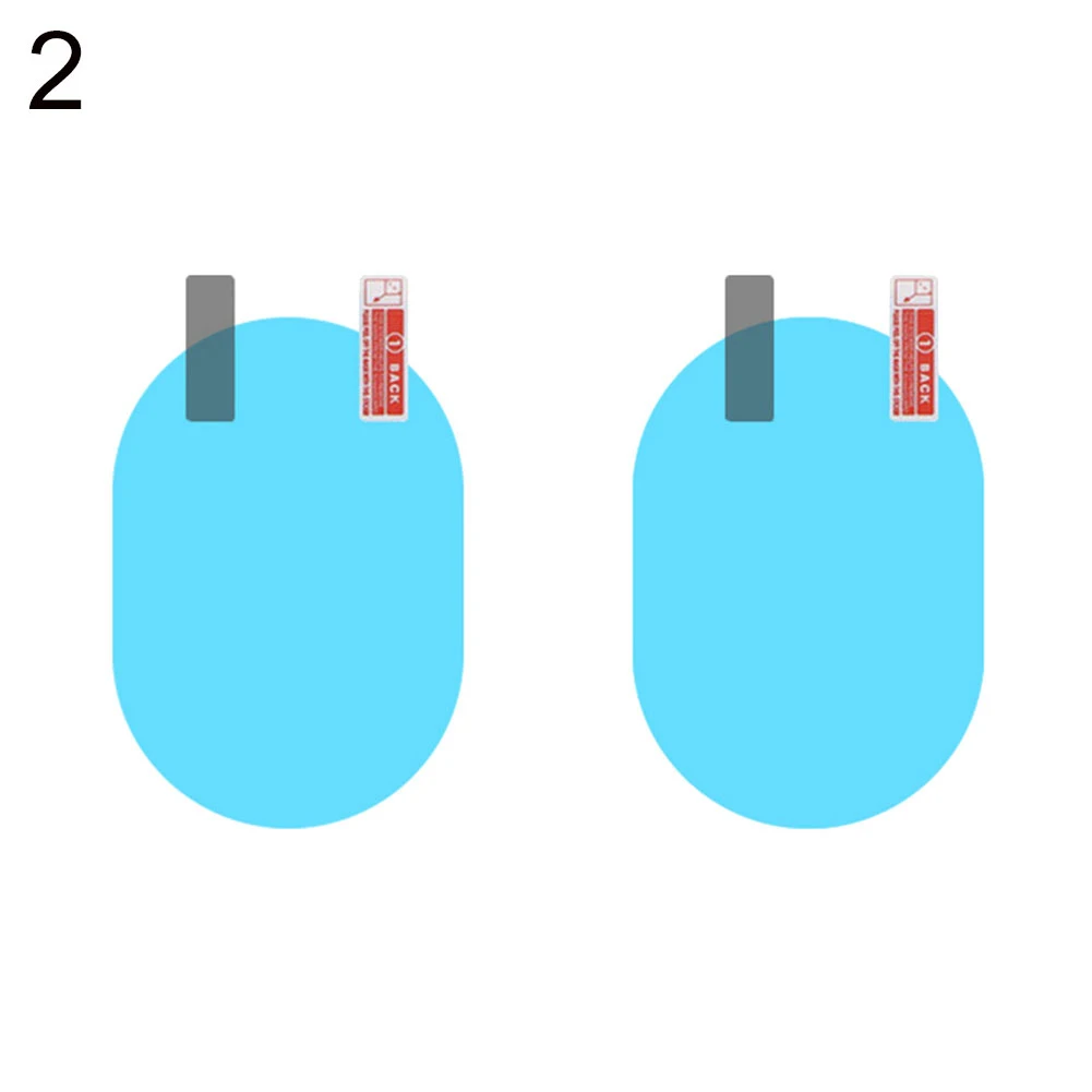 2 шт. противотуманная пленка на окно автомобильного зеркала заднего вида