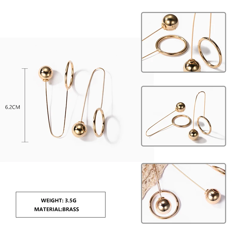 Серьги подвески ZA в новом дизайне женские висячие ювелирные украшения стиле бохо