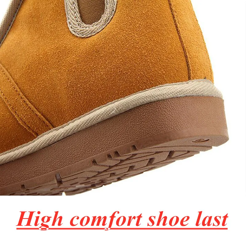 MEIKI/высококачественные модные зимние ботинки для мужчин зимняя обувь на шнуровке