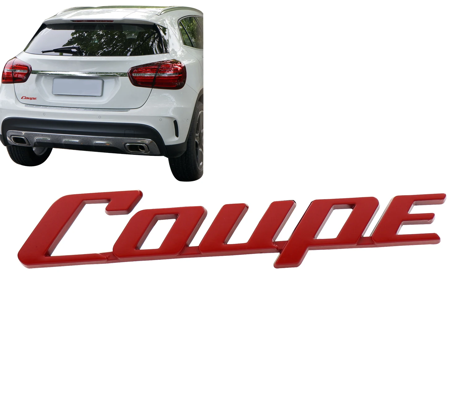 Красный Кубок для крыла багажника крышки задней двери эмблема наклейка значок |