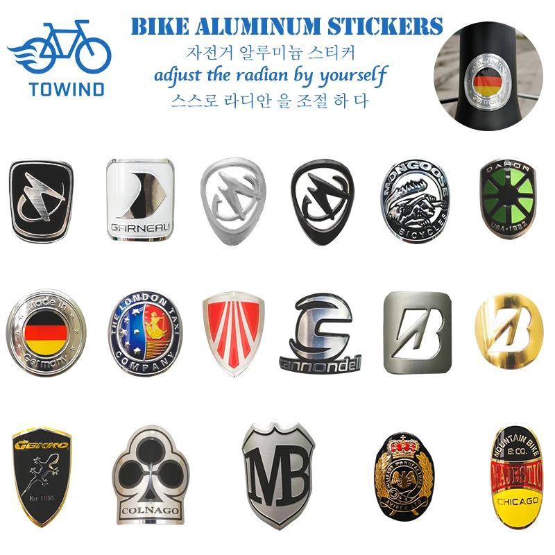 1 шт. наклейка из алюминиевого сплава на велосипед | Спорт и развлечения