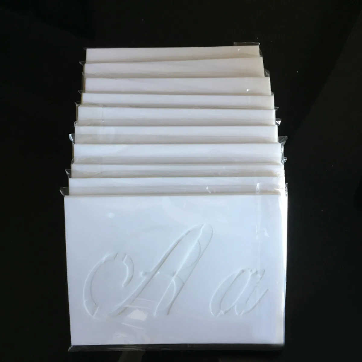 

36Pcs Alphabet Letters DIY Craft Layering Stencils Painting Scrapbooking Stamping Embossing Album Card Drawing Template Craft