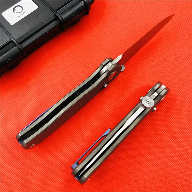 Тактический складной нож клинок из Титания M390 с подшипником KVT для повседневного