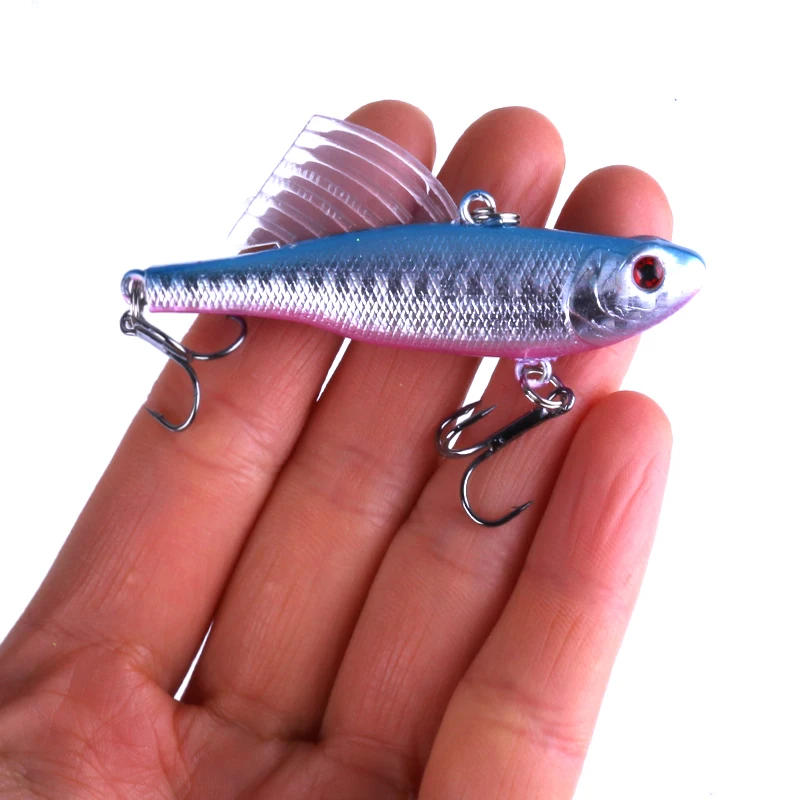

1pcs Winter Sea Hard Fishing Lure VIB Bait With Lead Inside Diving 6.5cm 17.2g Fishing Wobblers