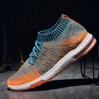 2020 новые кроссовки Для мужчин на открытом воздухе обувь светильник дышащая Вязание мужские кроссовки для бега