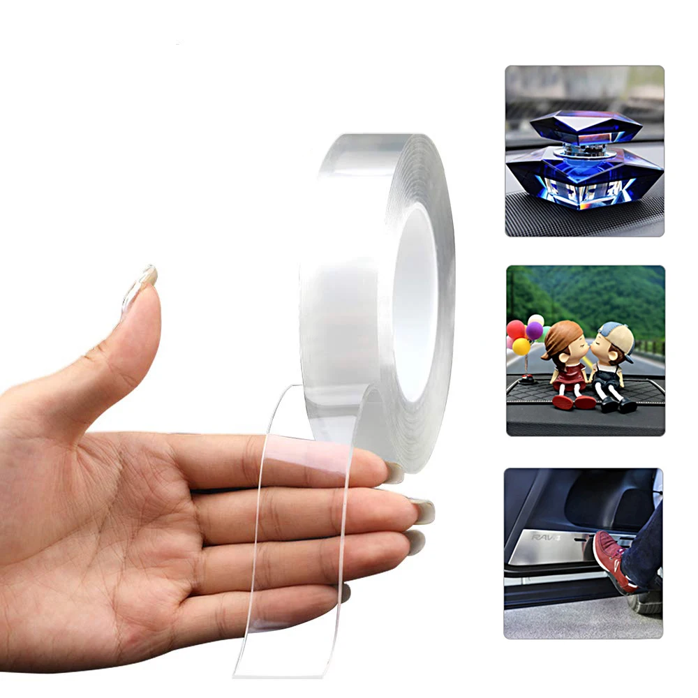3 м 5 Волшебная Двухсторонняя клейкая Nano лента Не оставляющий следов надежный