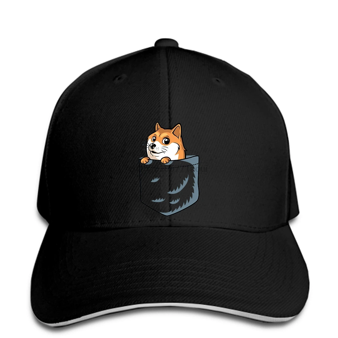 

Baseball cap Fashion-Cool-Men-Baseball caps-Women-Funny-snapback-Doge-Pocket-Baseball caps-de-poche-Doge-Customized