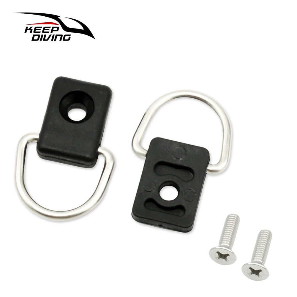 

D-образное кольцо для байдарки, 2 шт., с винтом, для установки рыболовных снастей, комплект для Тарзанки, аксессуаров для лодки