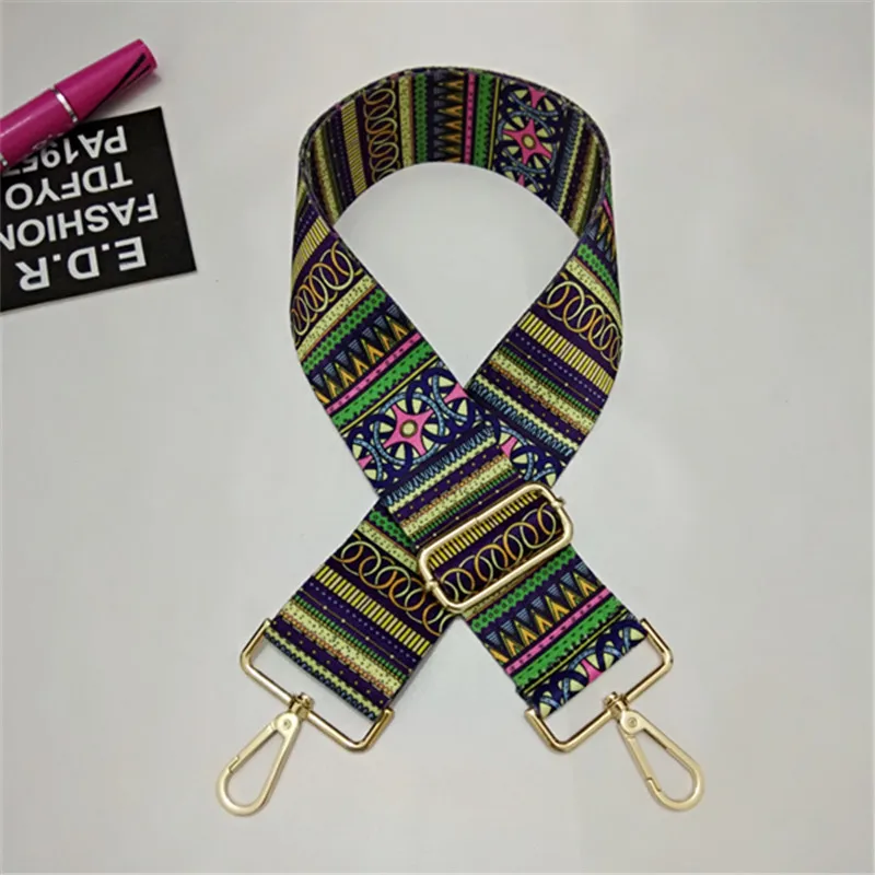HJKL120x5cm нейлоновая цветная сумка на ремне аксессуары для женщин Радужная Регулируемая Вешалка на плечо сумка на ремне Декоративная Сумка