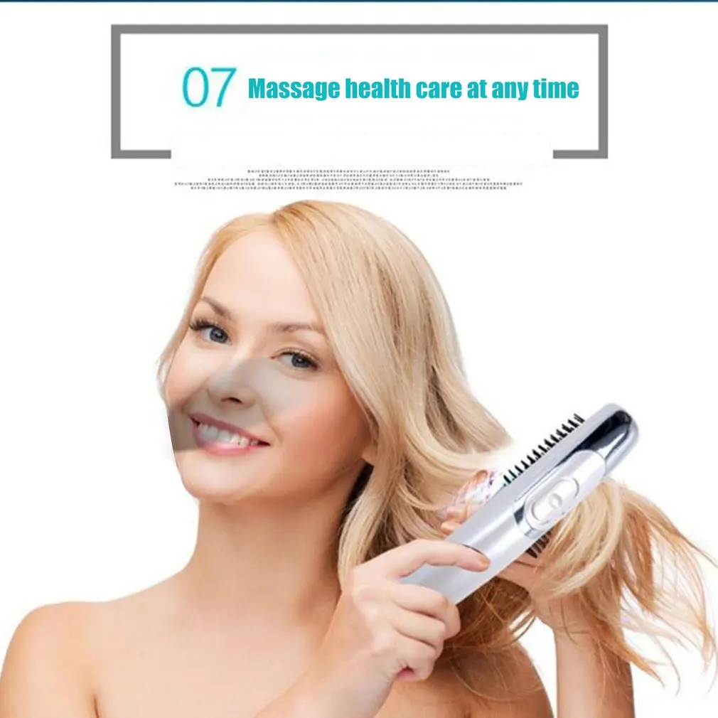 

Electric Hair Comb Hair Growth Care Massage Comb Massage Brush Hairdressing Comb Detachable Comb For Daily Home Use