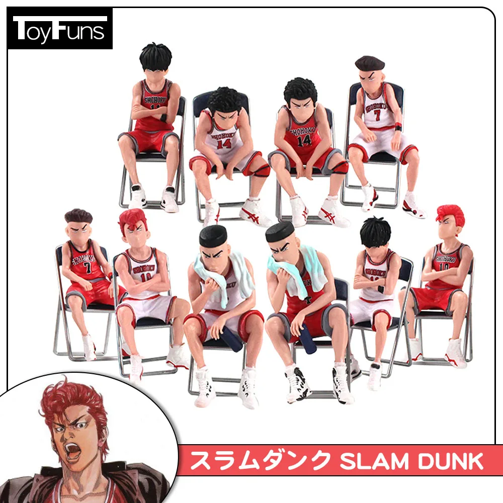 5 шт./компл. аниме хлопают можно мочить фигурки ханамичи сакураги Rukawa Kaede Акаги