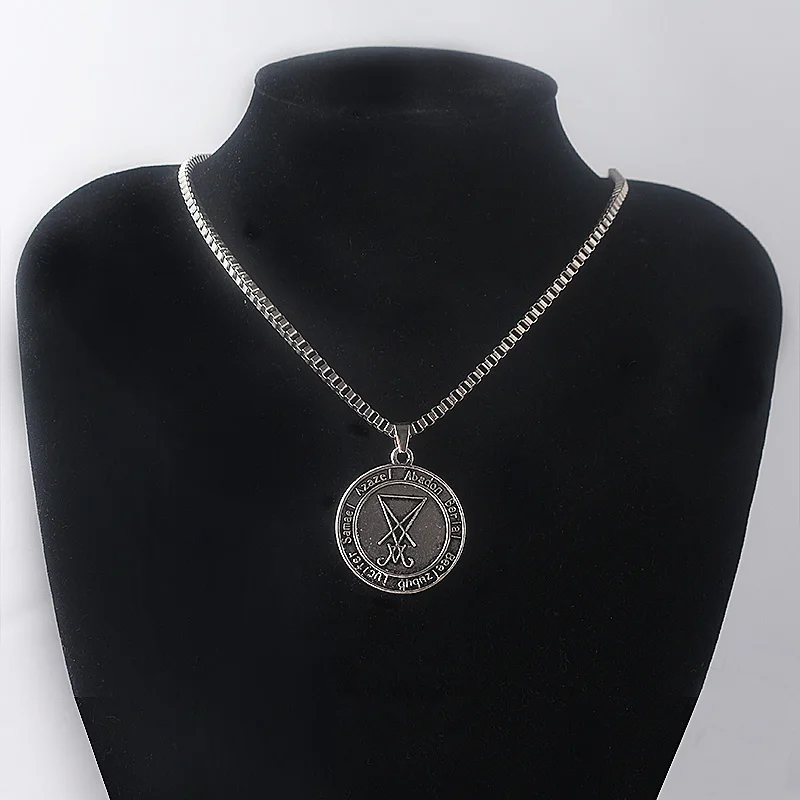 Горячая Распродажа Люцифер пентаграмма амулет коза сатана виккан сатанизм