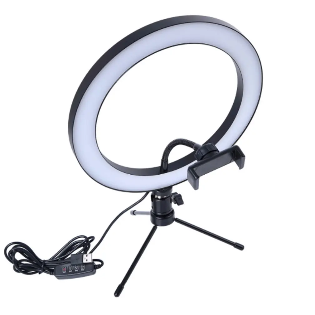 

Professional Phtography Light Dimmable LED Studio Camera Ring Light Photo Phone Video Lamp Selfie Mount