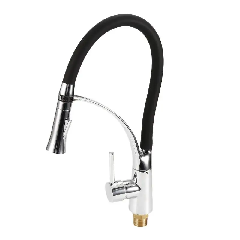 

Newest Kitchen Faucet Deck Mounted Mixer Tap 360 Degree Rotation Stream Sprayer Nozzle Kitchen Sink Hot Cold Taps HWC