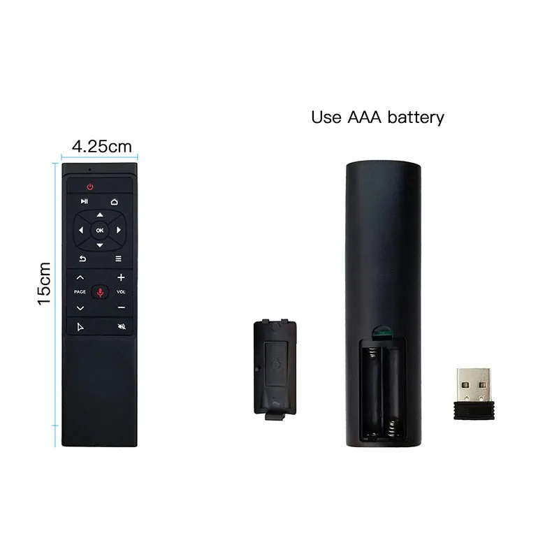 2 4G Беспроводной воздуха Мышь гироскопа голос Управление считывания мини