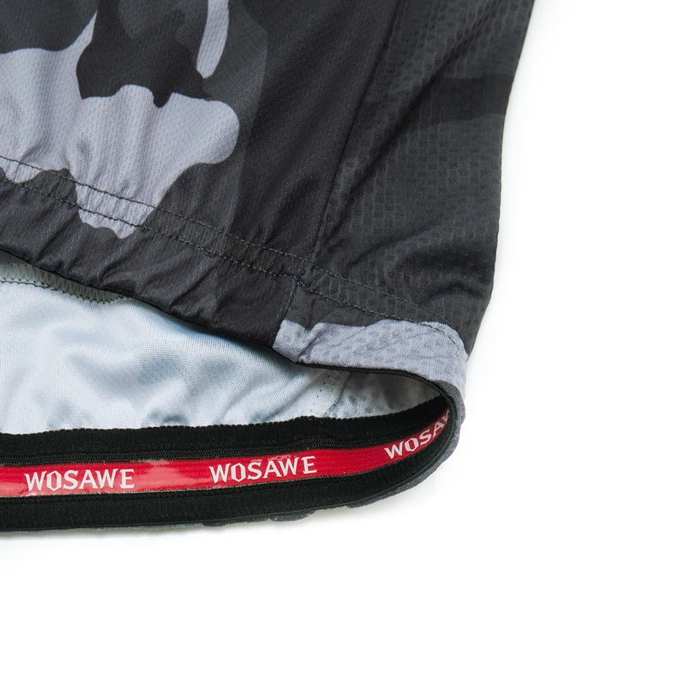 Камуфляжная велосипедная майка WOSAWE Мужская быстросохнущая одежда для езды на