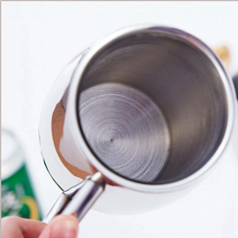 Кружка из нержавеющей стали кофейная пивная чашка с двойными стенками кружка для