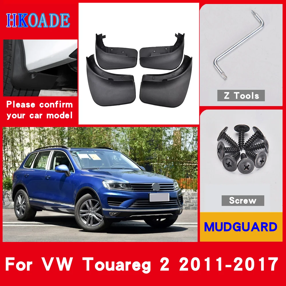 

Автомобильное крыло брызговики для VW Touareg 2 Mk2 7P5 7P6 2011-2017 Брызговики Fender Брызговики для автомобиля Fender Аксессуары
