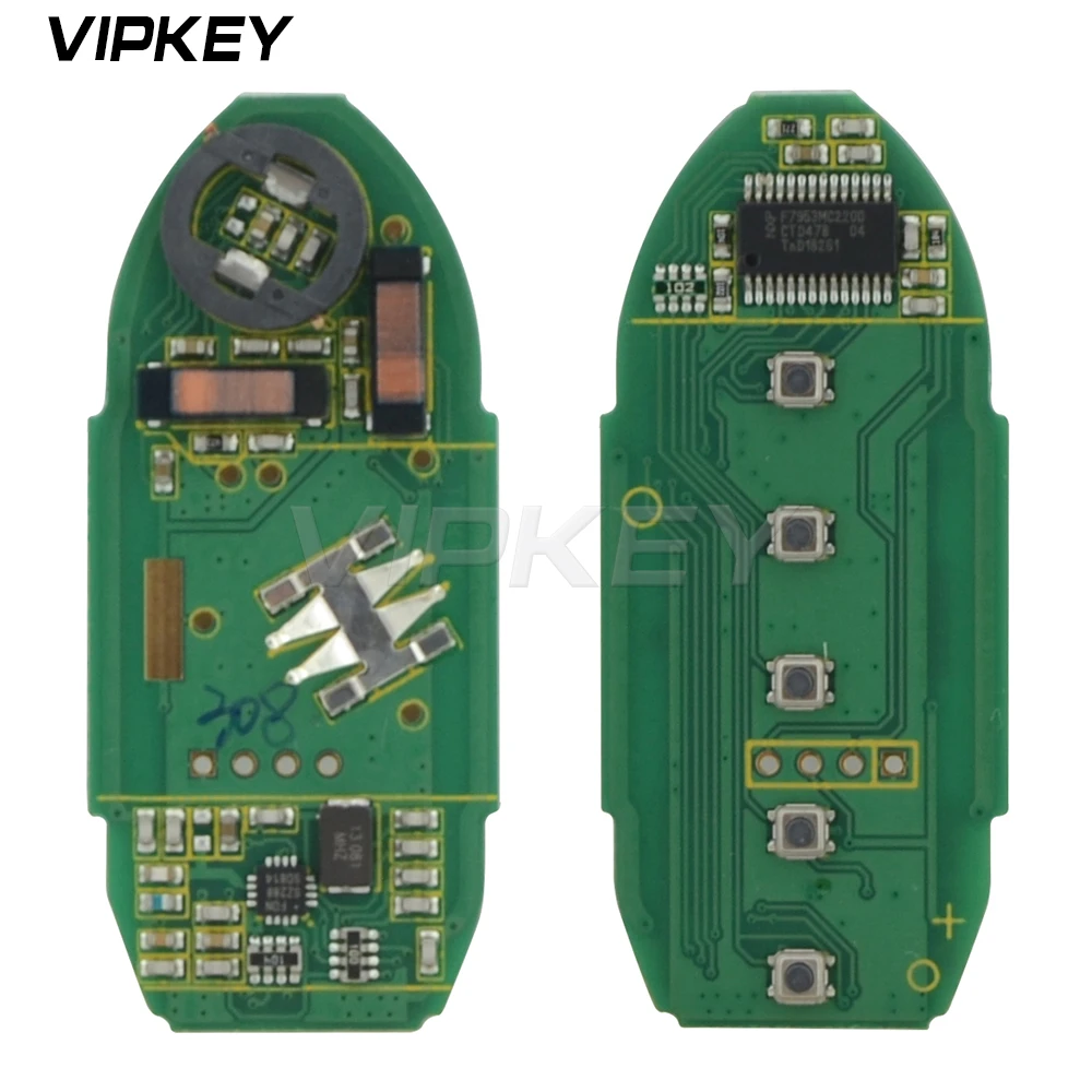Смарт ключ Remotekey 285E3 5AA5A S180144308 5 кнопок 433 МГц чип 4A для Nissan Murano Pathfinder 2016 2017 2018|Ключ от