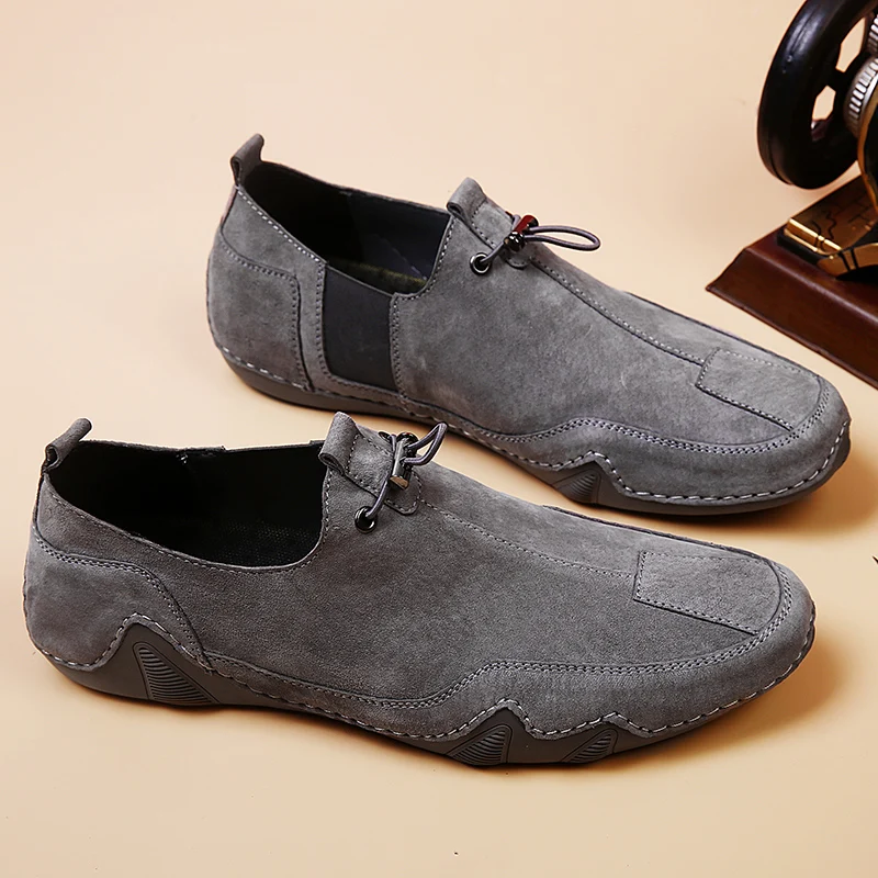 

Men Black Casual Shoes Casual Loafers Shoes For Men Mens Slip On Fashion Male Shoe Leather Causal Man Black Breathable 2020 New