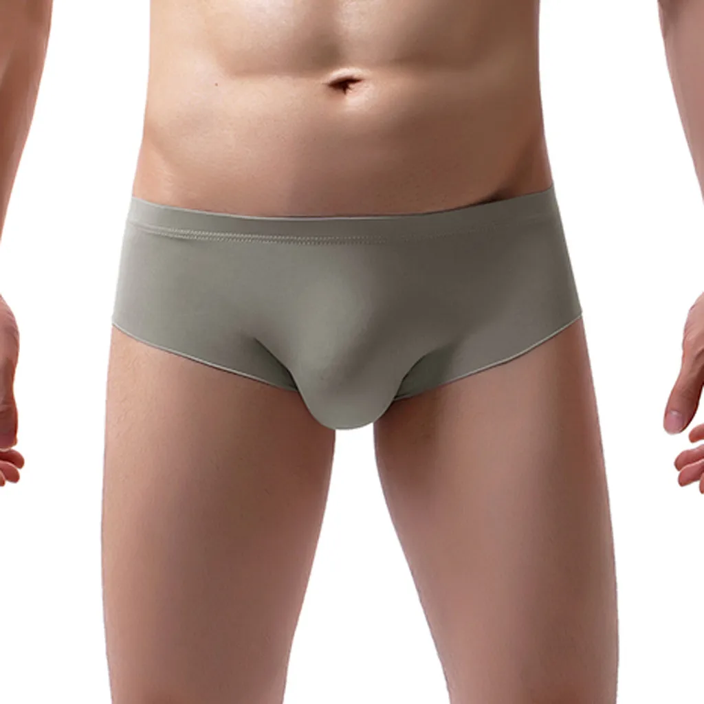 Мужское плотное белье мягкие трусы шорты сексуальные однотонные боксеры с