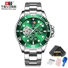 Мужские часы TEVISE T801-002 Прямая доставка лучший бренд Мужские механические часы автоматические Модные Роскошные мужские часы из нержавеющей стали 2020