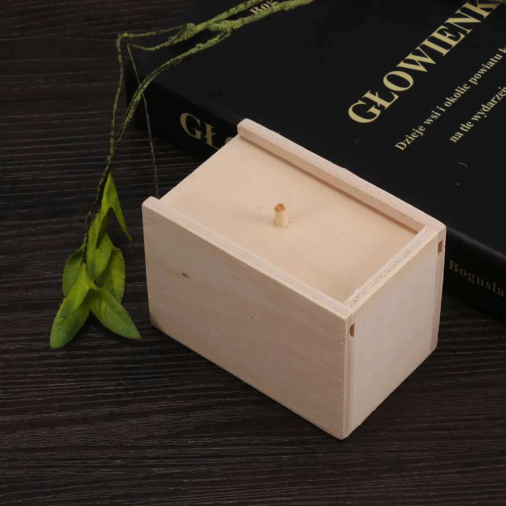 

Toy Spider Gag Toys Wooden Box Scare Box Wooden Prank Trick Scaring Toy Spider Gag Toy Joke April Fools Day Gift Surprise Box