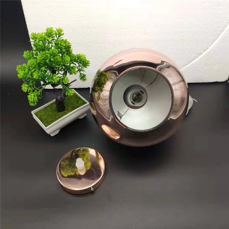 Современная Подвесная лампа с гальваническим покрытием и стеклянными шариками