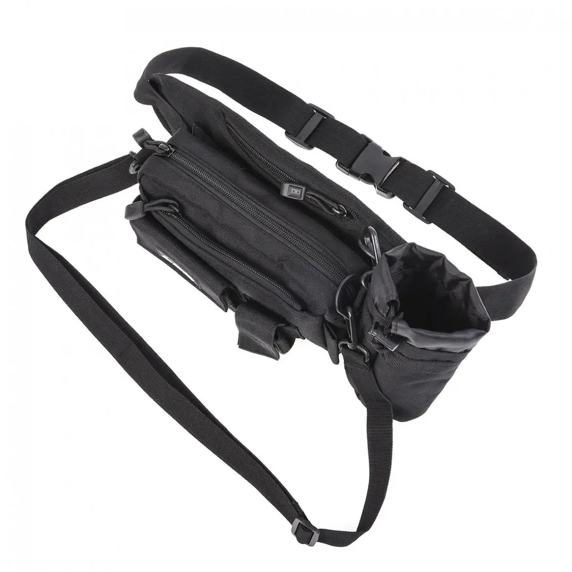 Многофункциональная сумка из черной ткани Оксфорд для рыболовных снастей