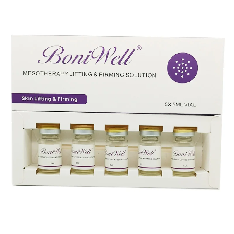 5 флаконов мезотерапия для ухода за кожей лица |