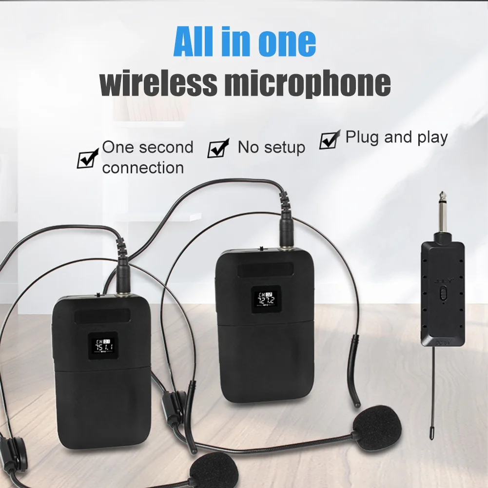 Передатчик приемник гарнитура воротник клип обучение портативный универсальный