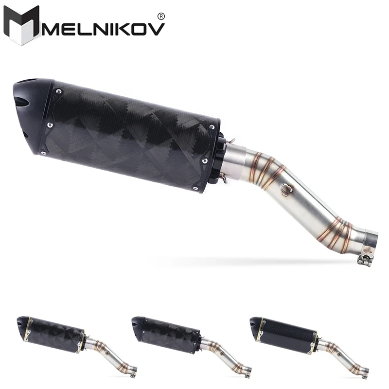 

Motorcycle Exhaust Muffler Escape Modified Contact Middle Link Pipe Tube Slip On For Honda CBR300 CBR300R CBR250 R Exhaust