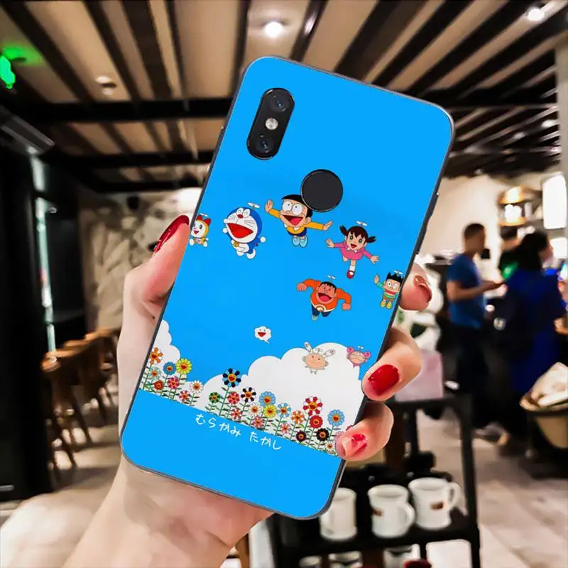

Seven-color Sunflower Phone Case For Redmi 9A 8A 7 6 6A Note 9 8 8T Pro Max Redmi 9 K20 K30 Pro Black Silicone Soft TPU Case