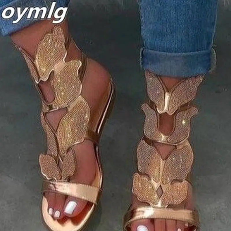 Новинка 2020 стразы женские весенне-летние мягкие Нескользящие сандалии прочные