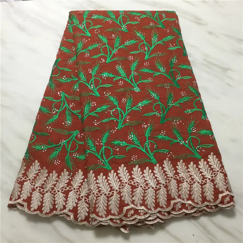 

New Arrival African Swiss Voile Voile Lace In Switzerland 100% Cotton Embroidery Nigerian French Lace Fabric for dress
