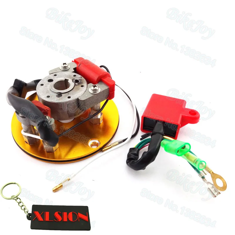 Золотой гоночный Магнитный статор ротор зажигания CDI Коробка для китайского Lifan YX