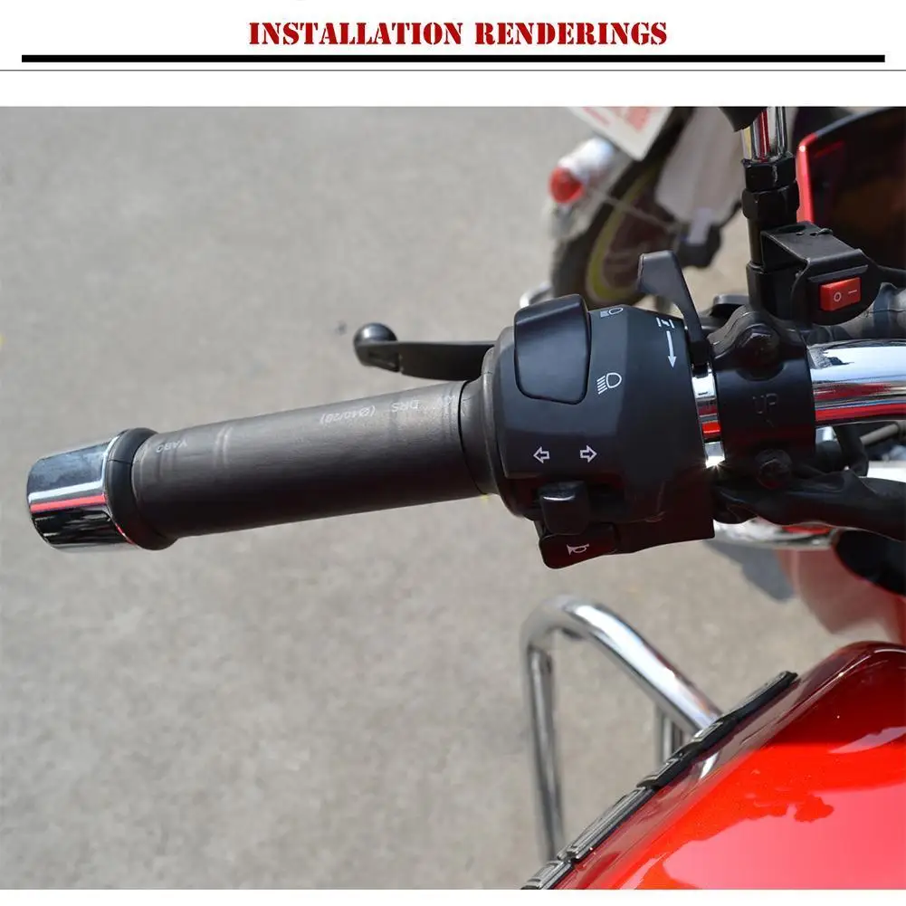 

1 pair of winter motorcycle handlebar heating cover, universal 12v electric heating handlebar battery car heating cover