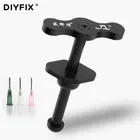 Сварочная масляная игла DIYFIX, усилитель цилиндра BGA PCB, паяльный флюс, спутник, алюминиевый сплав, паяльная паста, привод