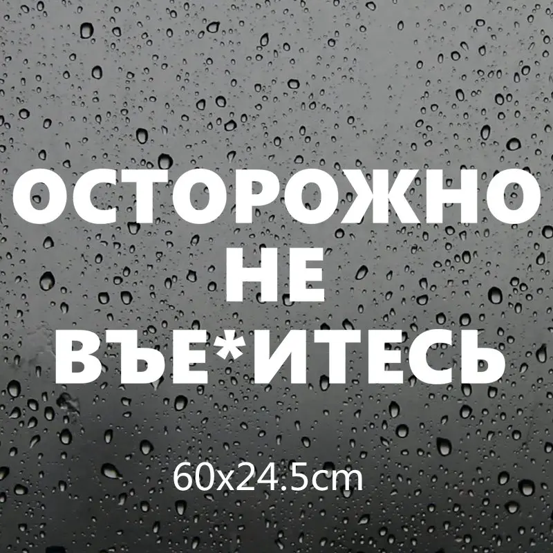 Three Ratels TZ-1356# 10*24.5см прикольные наклейки на авто осторожно не въе*итесь наклейка на машину автонаклейка стикеры - Название цвета: 1356 Silver B