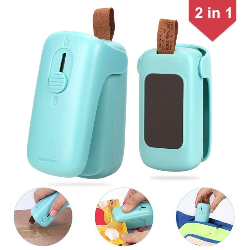 2 х мини-пленочное уплотнительное устройство вакуумный упаковщик в 1 сумка