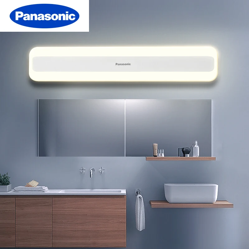 

Современный светильник для ванной Panasonic, светодиодный передний зеркальный светильник, макияж, настенный светильник, туалетный светильник, ...