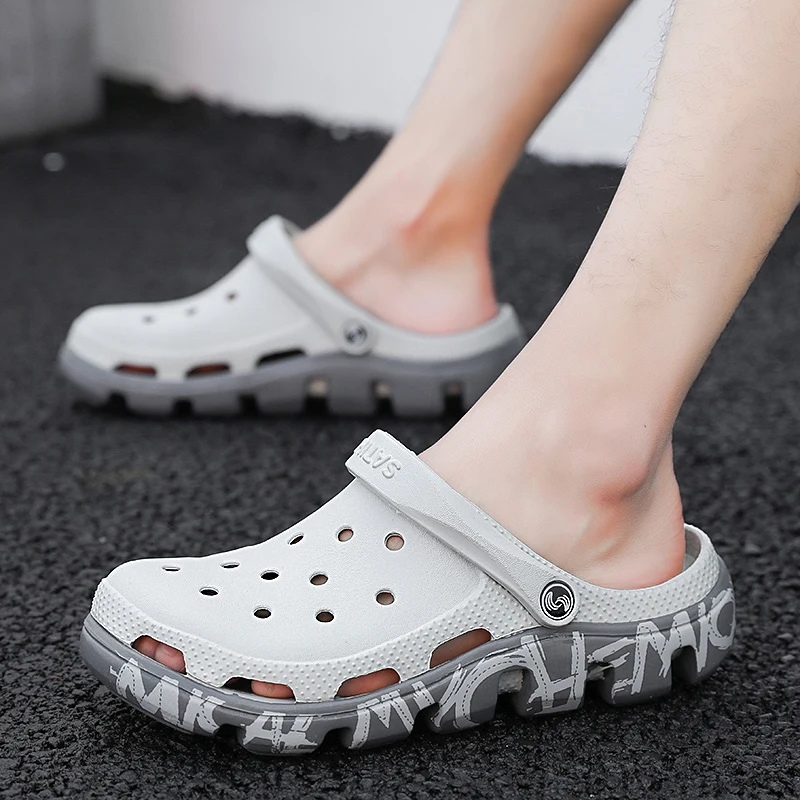 Оригинальные садовые Вьетнамки быстросохнущая водонепроницаемая обувь мужские