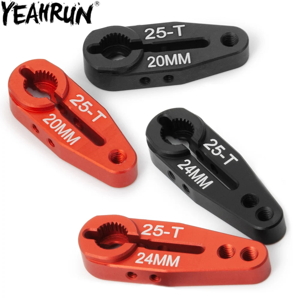 Рулевой сервопривод YEAHRUN 25T 20/24 мм для 1:10 Traxxas TRX4 TRX-4 RC Гусеничный автомобильный