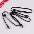 3 шт.комплект, кабель SATA 3,0 40 см SATA 3,0 III SATA3 6 ГБсек., кабель для передачи данных, Прямой шнур, Кабель SAS, двухканальный кабель для передачи данных жесткого диска