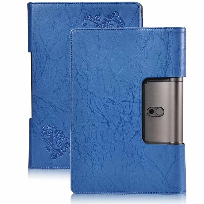 style 2-blue mbz Защитный чехол для lenovo Yoga Smart Tab YT-X705F 10," планшет для lenovo Yoga Tab 5 YT-X705 Чехол+ пленка в подарок - Цвет: style 2-blue mbz