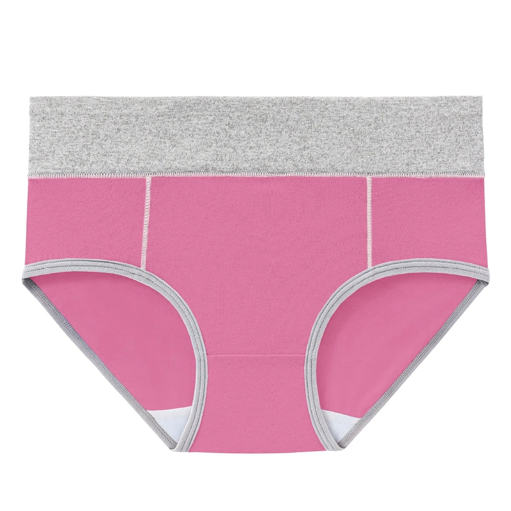 Women's Underwear Comfortable Panties Soft Lingerie Breathable Briefs Female Hight-Waist Stretch Intimates | Женская одежда